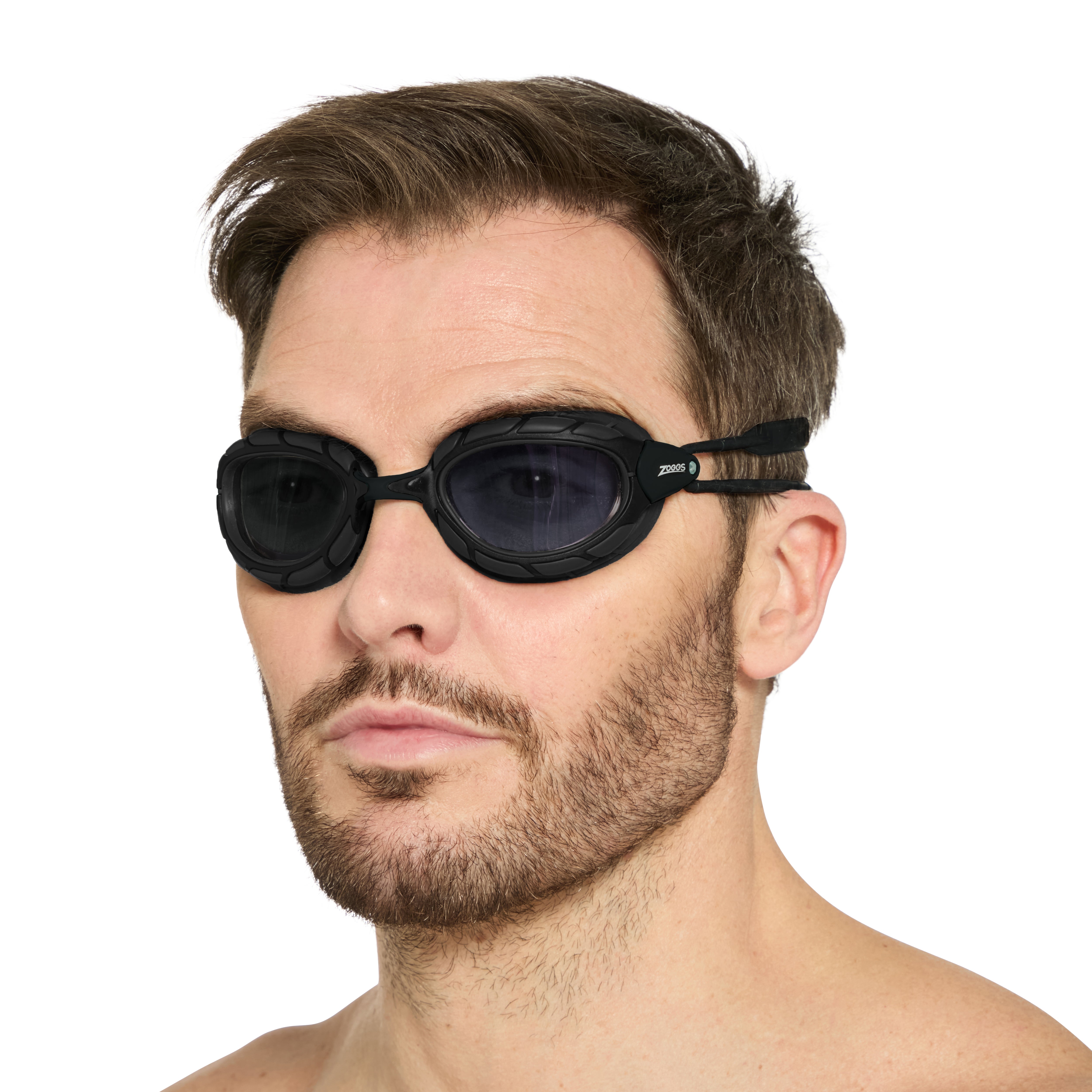 Óculos de Natação Zoggs Predator Lente Fumê - Preto