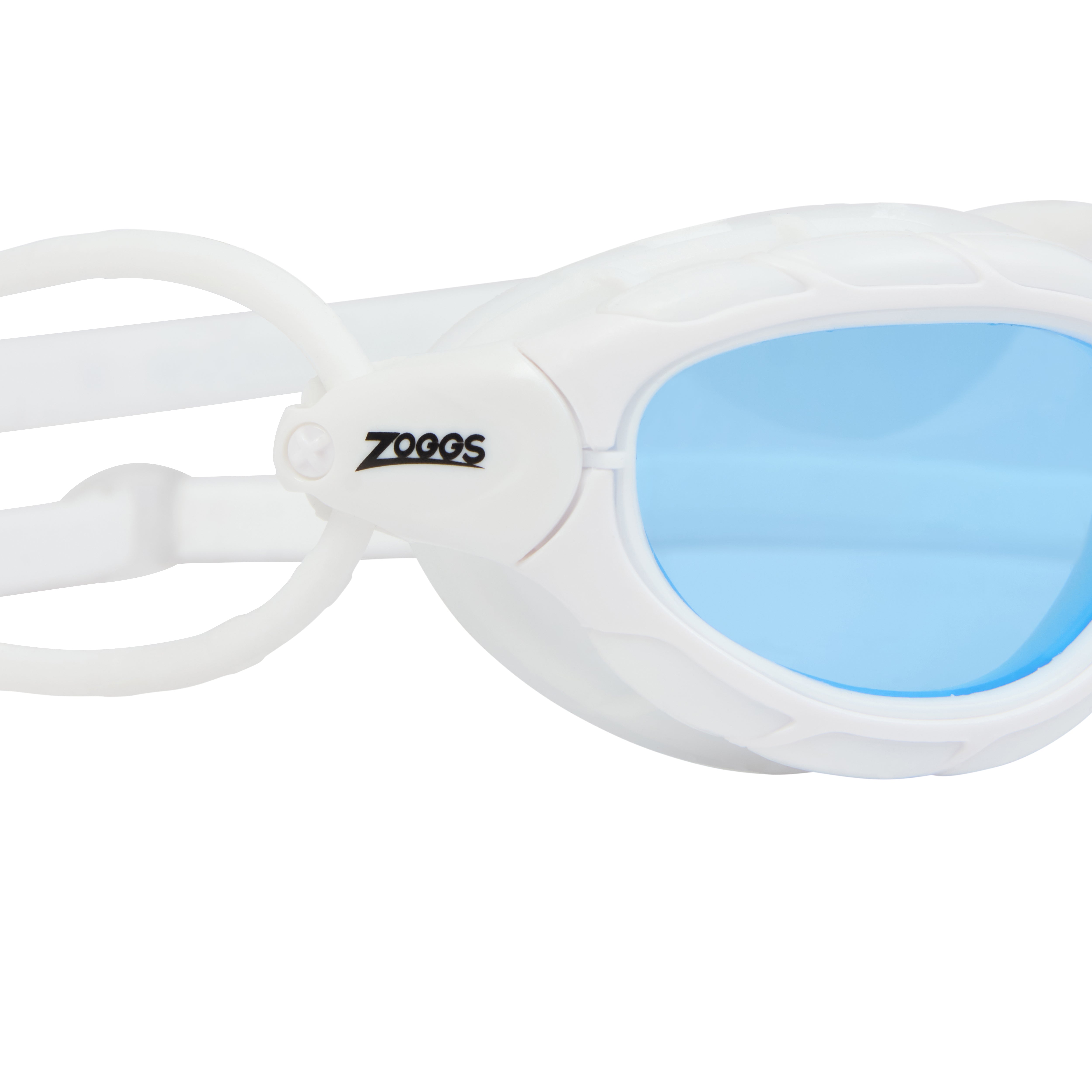 Óculos de Natação Zoggs Predator Lente Azul - Branco