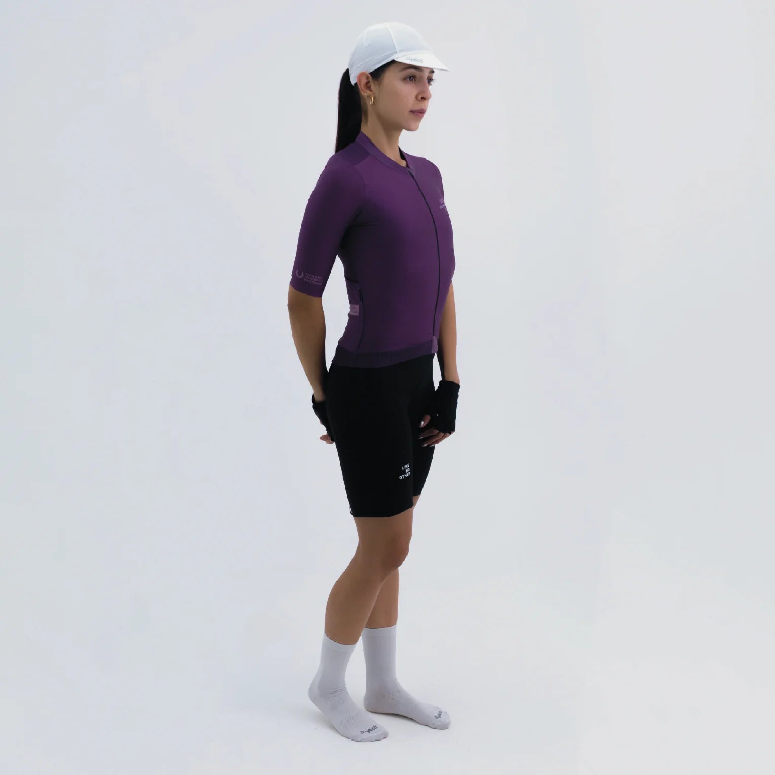 Camisa de ciclismo fem Safetti Latitude Blueberry