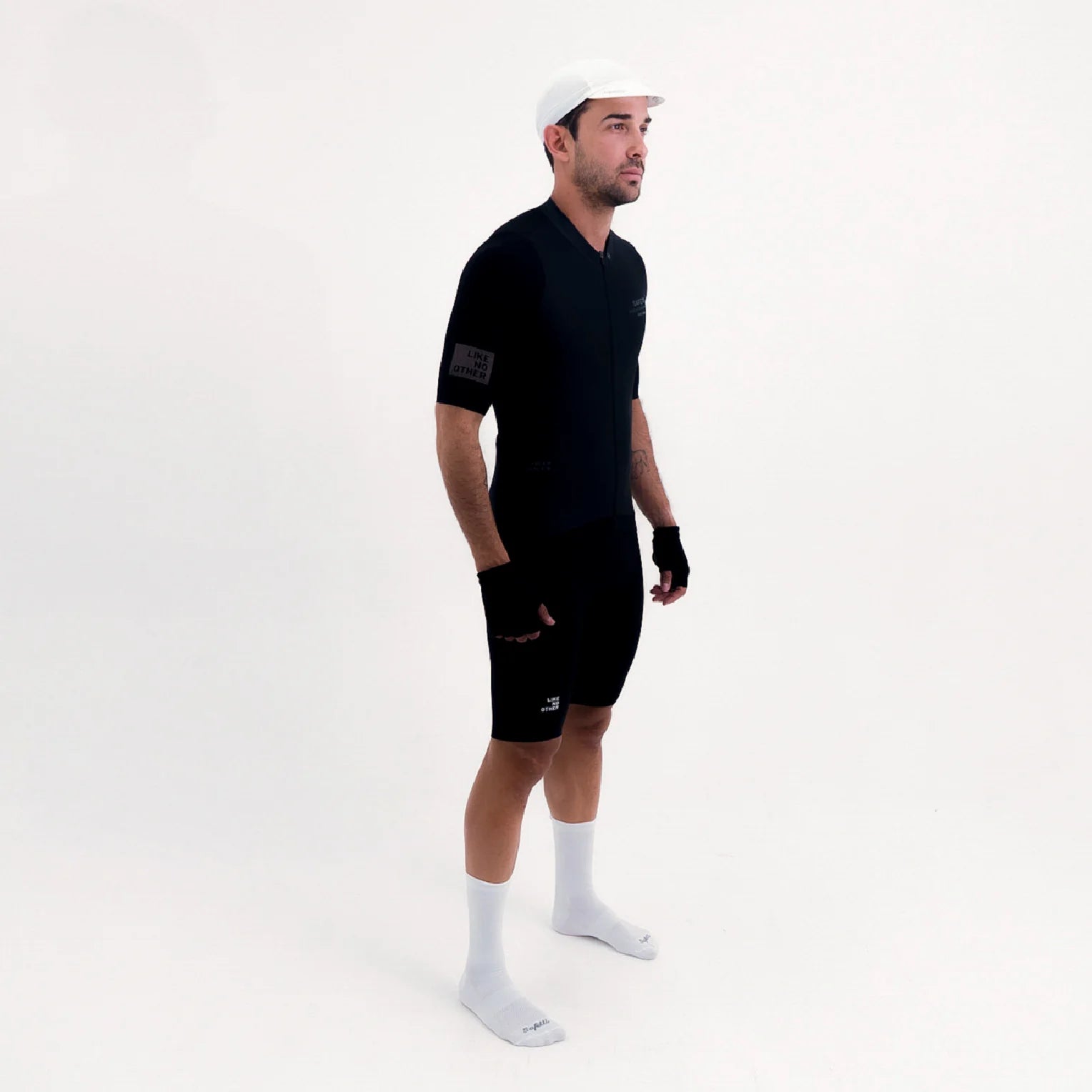 Camisa de ciclismo masc Safetti Latitude Nero