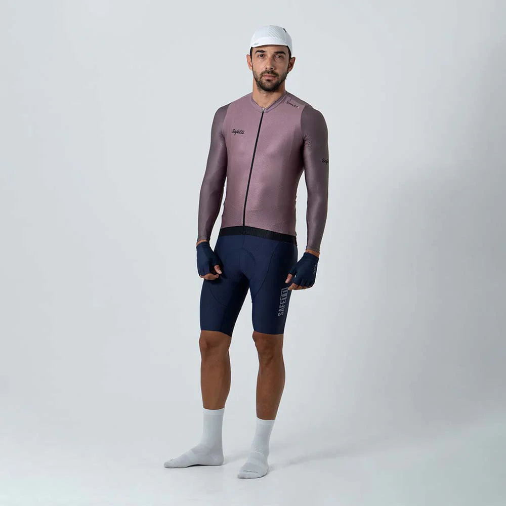 Camisa de ciclismo ML masc Safetti Semplicitá Berrymilk