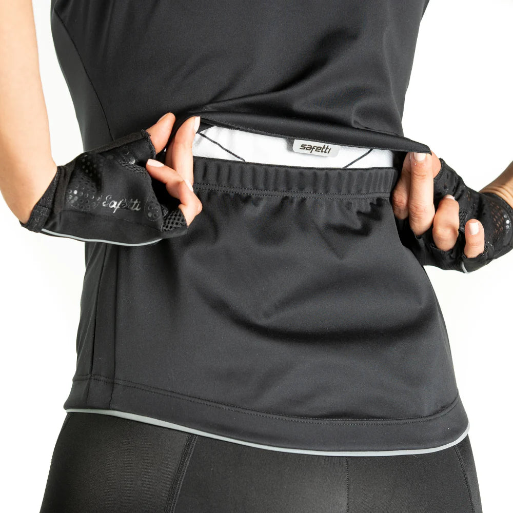 Colete fem Safetti Alpes Preto