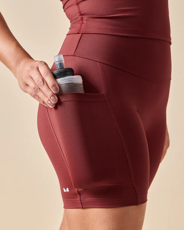 Bermuda de compressão Vimm bordô