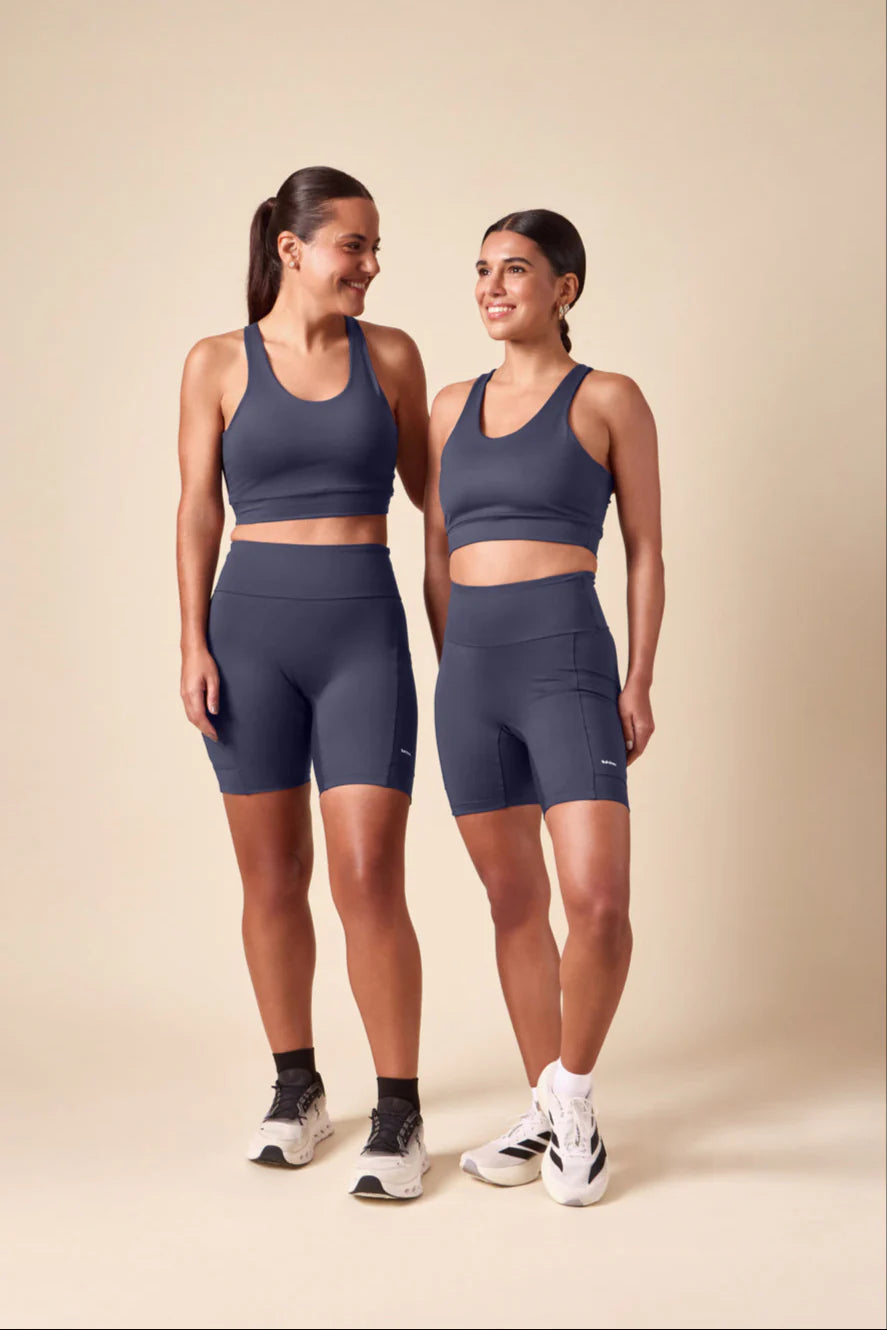 Top nadador de compressão Vimm marinho