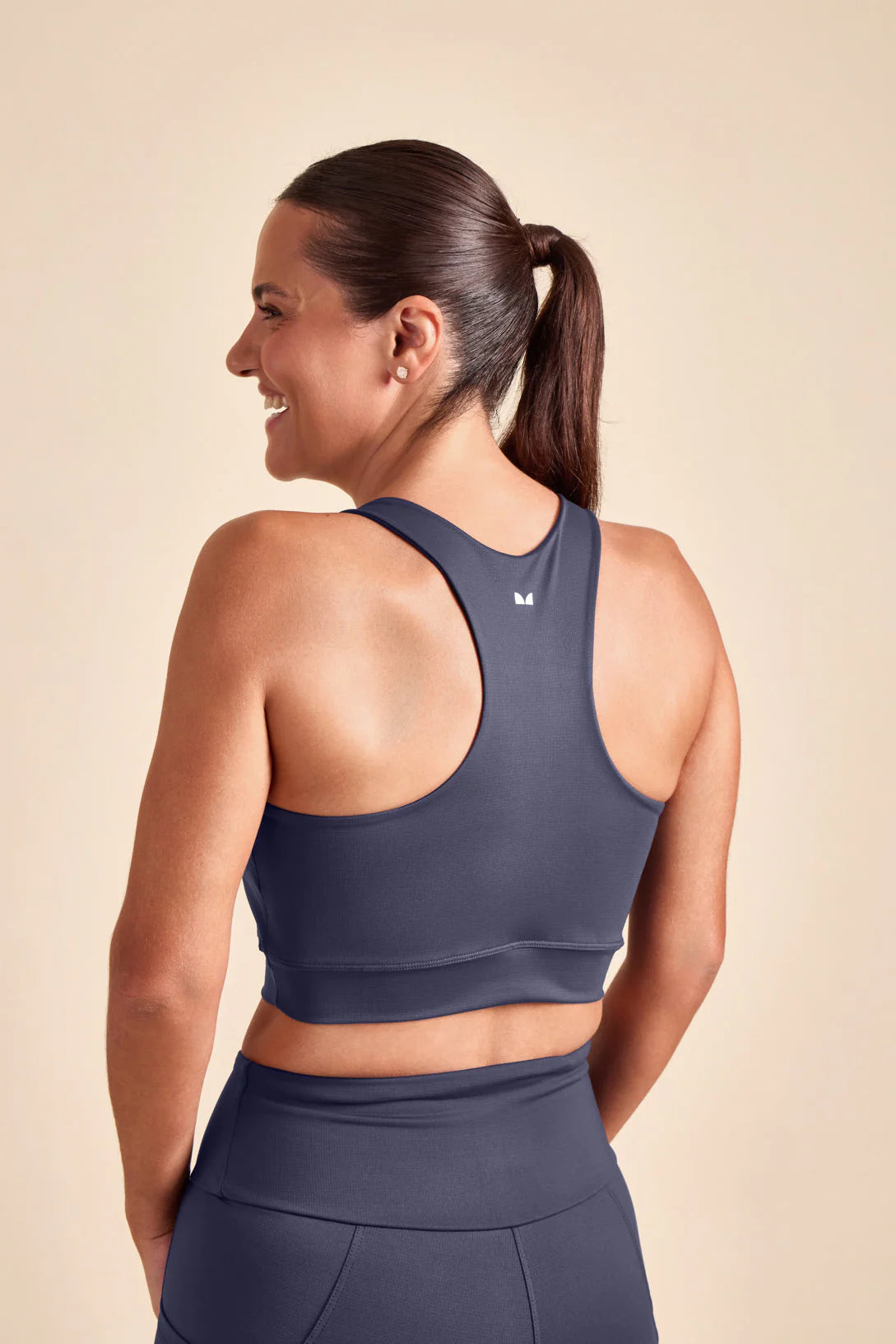 Top nadador de compressão Vimm marinho