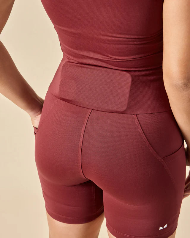 Bermuda de compressão curtinha Vimm bordô