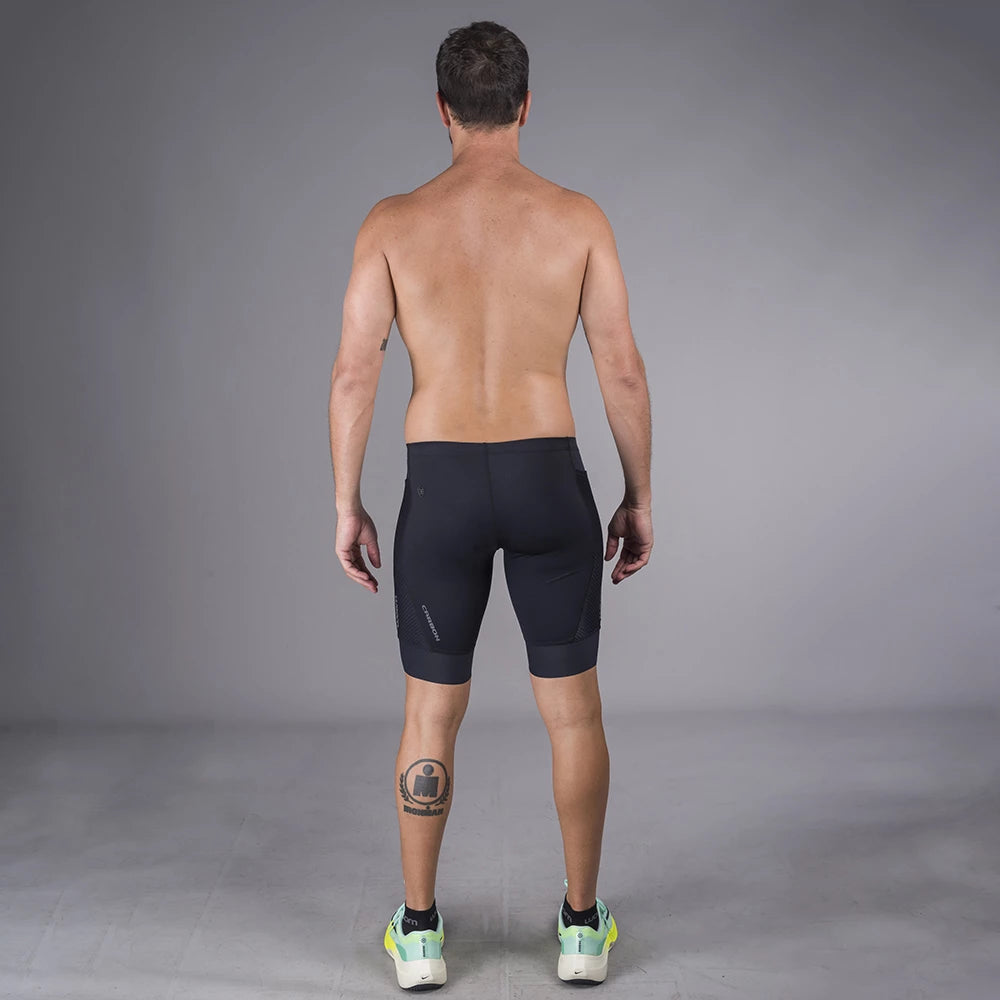 Bermuda Running Woom Carbon Black Masculino