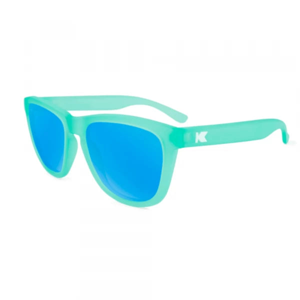 Óculos de Sol Knockaround Premiums - Frosted Rubber Mint / Aqua