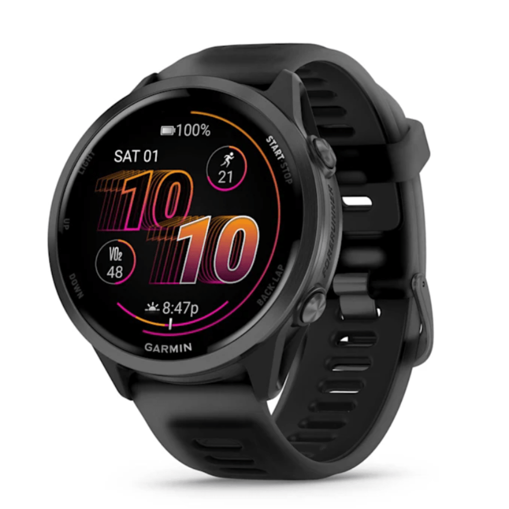 Relógio Garmin Forerunner 570 com Monitor Cardíaco de Pulso e GPS (47mm) - preto
