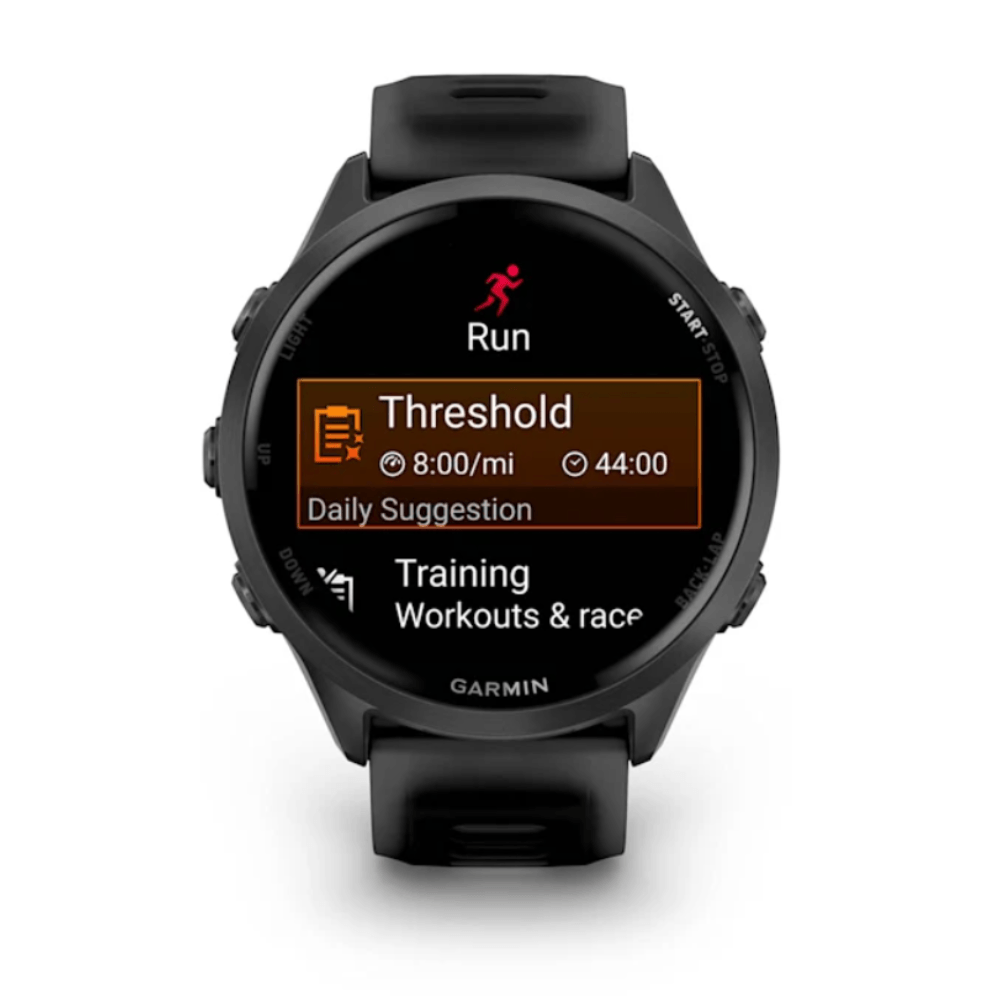 Relógio Garmin Forerunner 570 com Monitor Cardíaco de Pulso e GPS (47mm) - preto