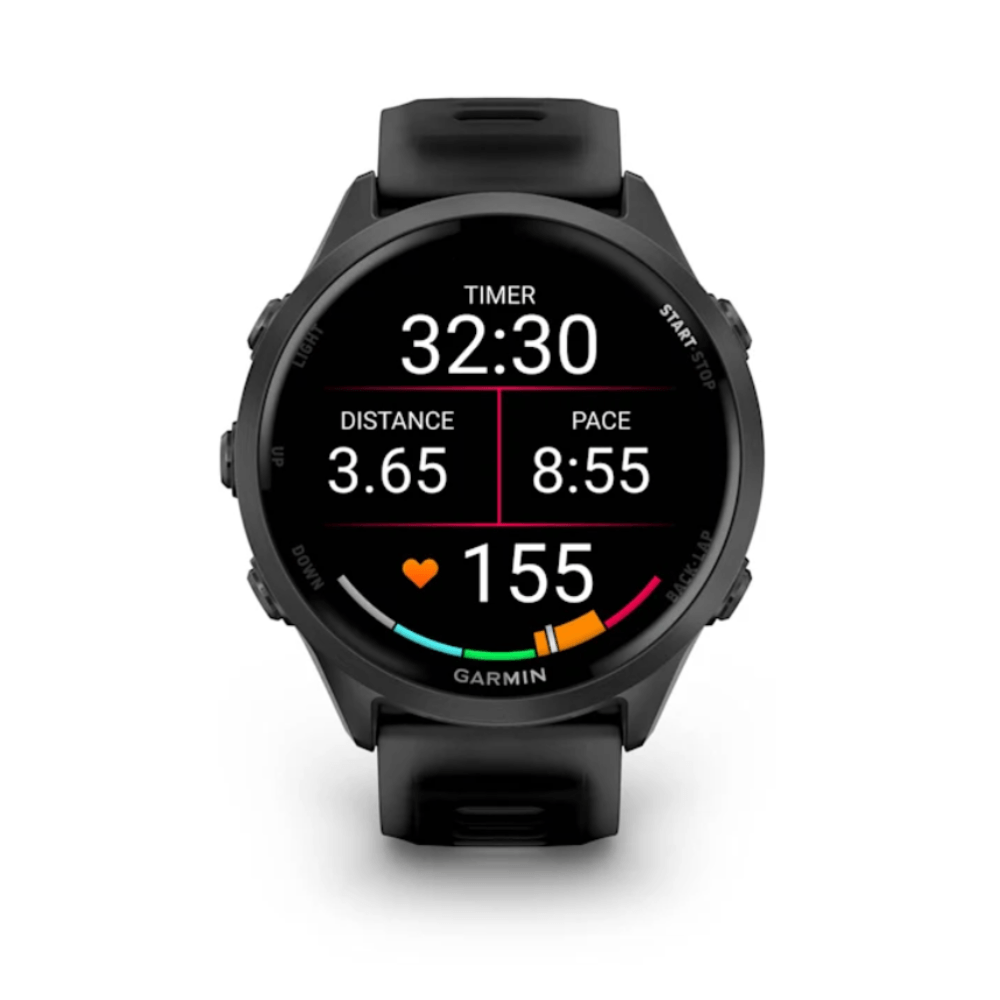 Relógio Garmin Forerunner 570 com Monitor Cardíaco de Pulso e GPS (47mm) - preto