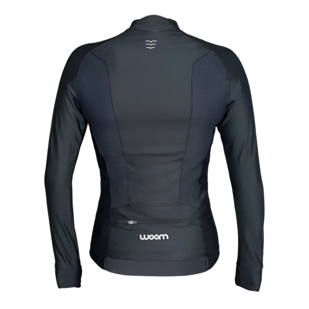 Jaqueta Woom Carbon Black Feminina