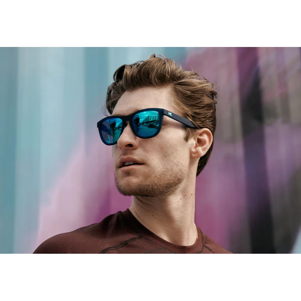 Óculos de Sol Knockaround Premiums Sport - Rubberized Navy