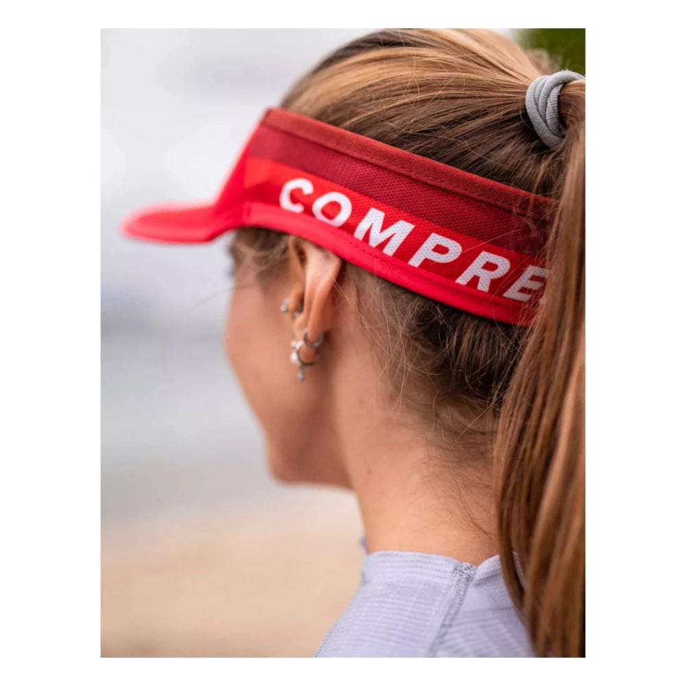 Viseira Compressport UltraLight Vermelha