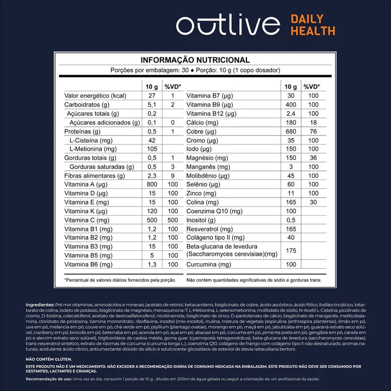 Outlive Daily Health - 300g
