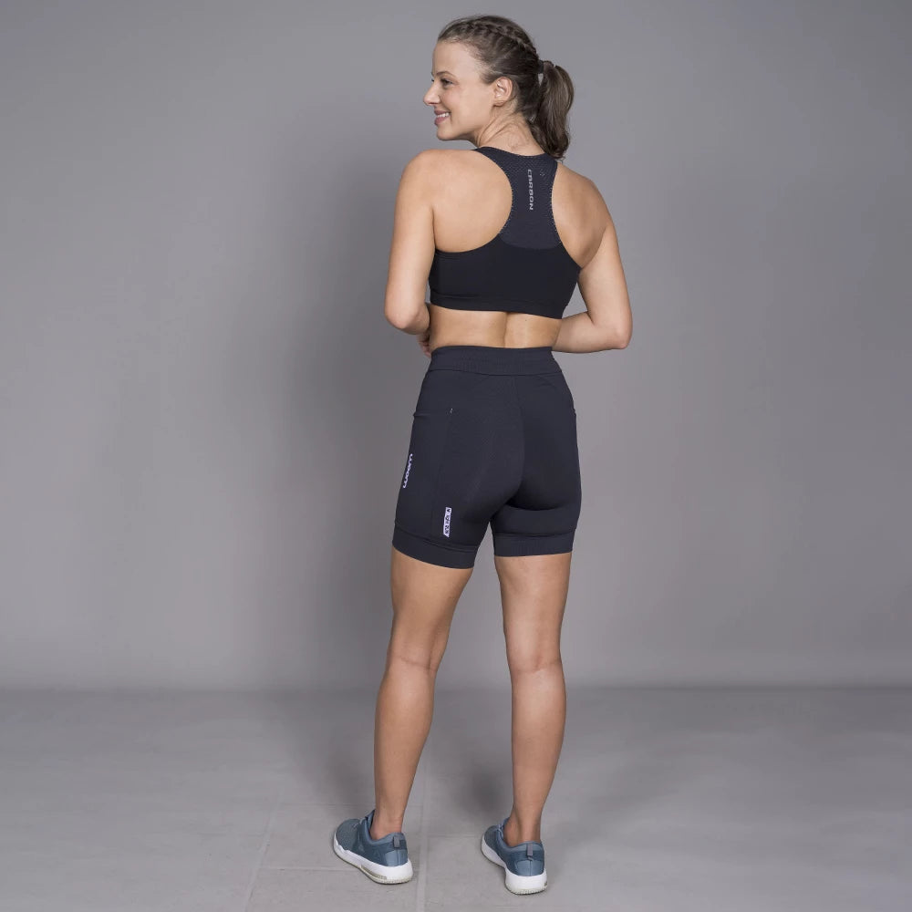 Top Running Woom Carbon Black Feminino