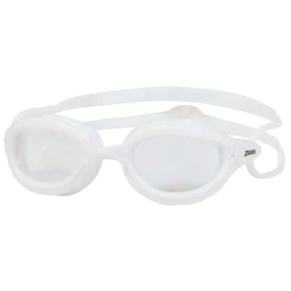 Óculos de Natação Zoggs Predator Lente Transparente - Branco