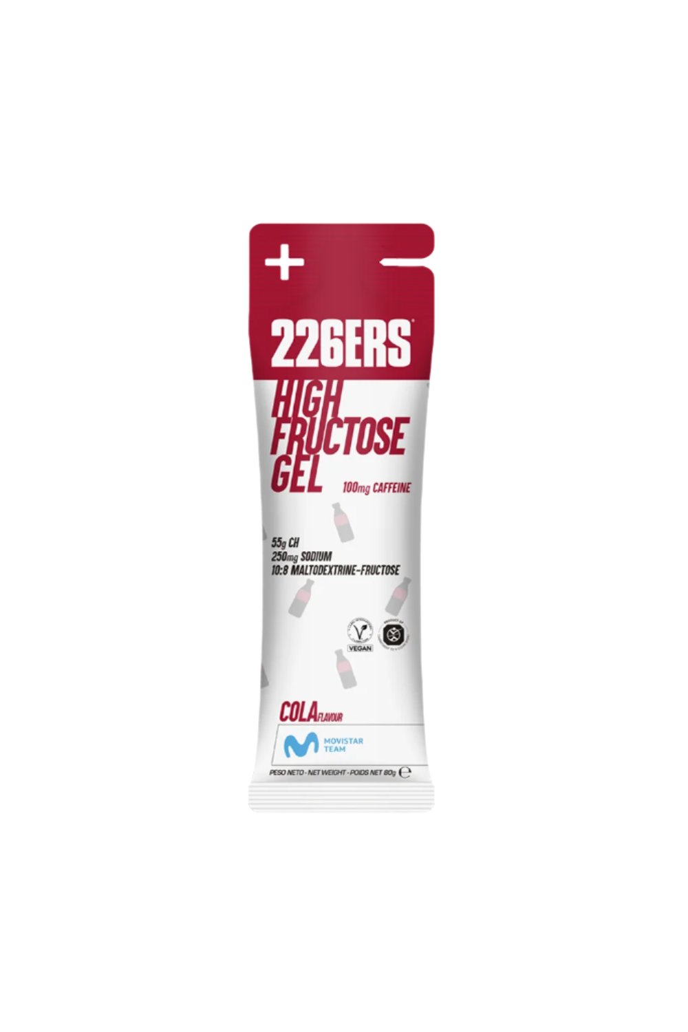 226ers High Frutose Gel - Cola com cafeína