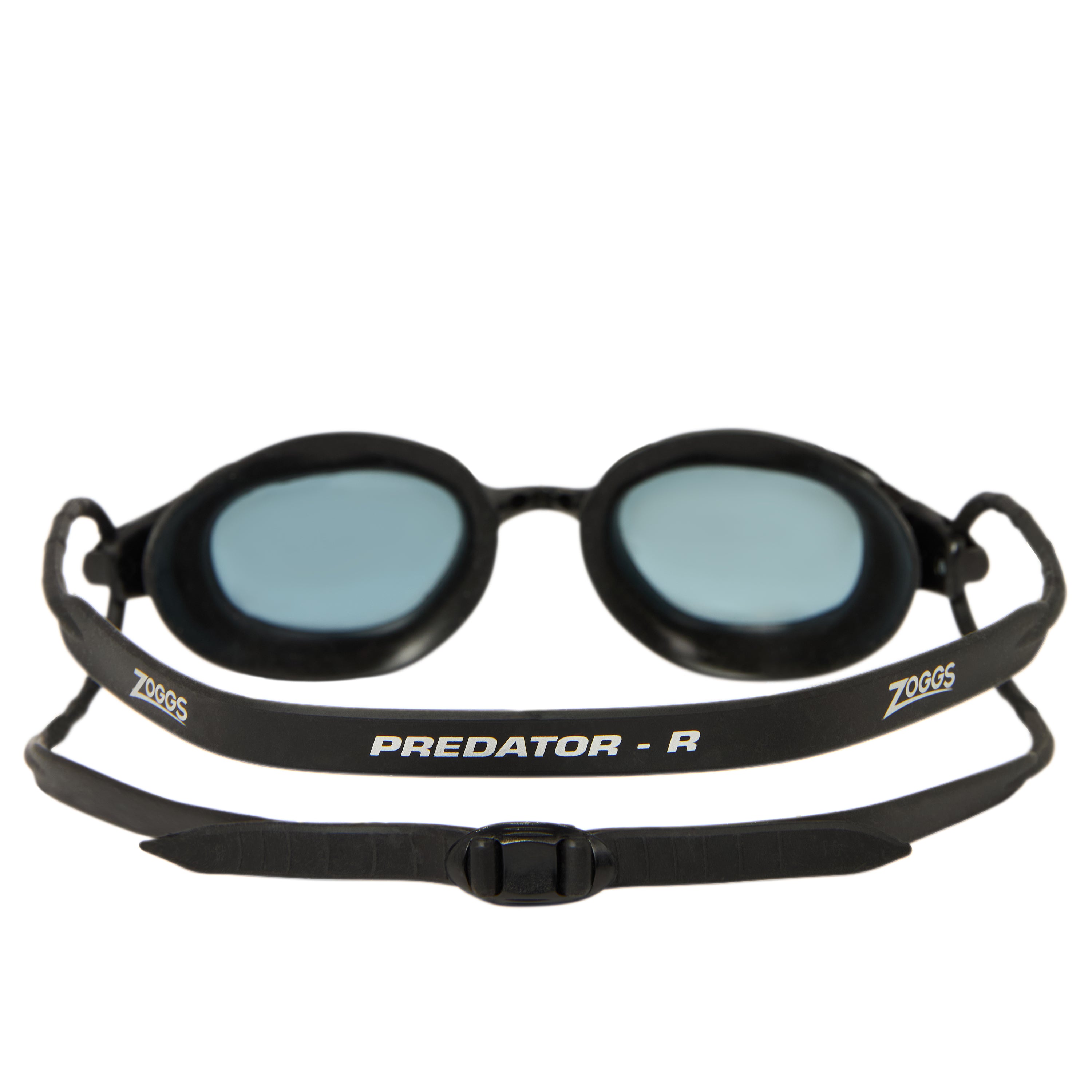 Óculos de Natação Zoggs Predator Lente Fumê - Preto