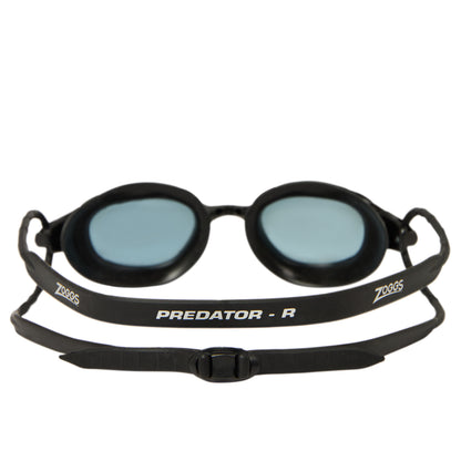 Óculos de Natação Zoggs Predator Lente Fumê - Preto