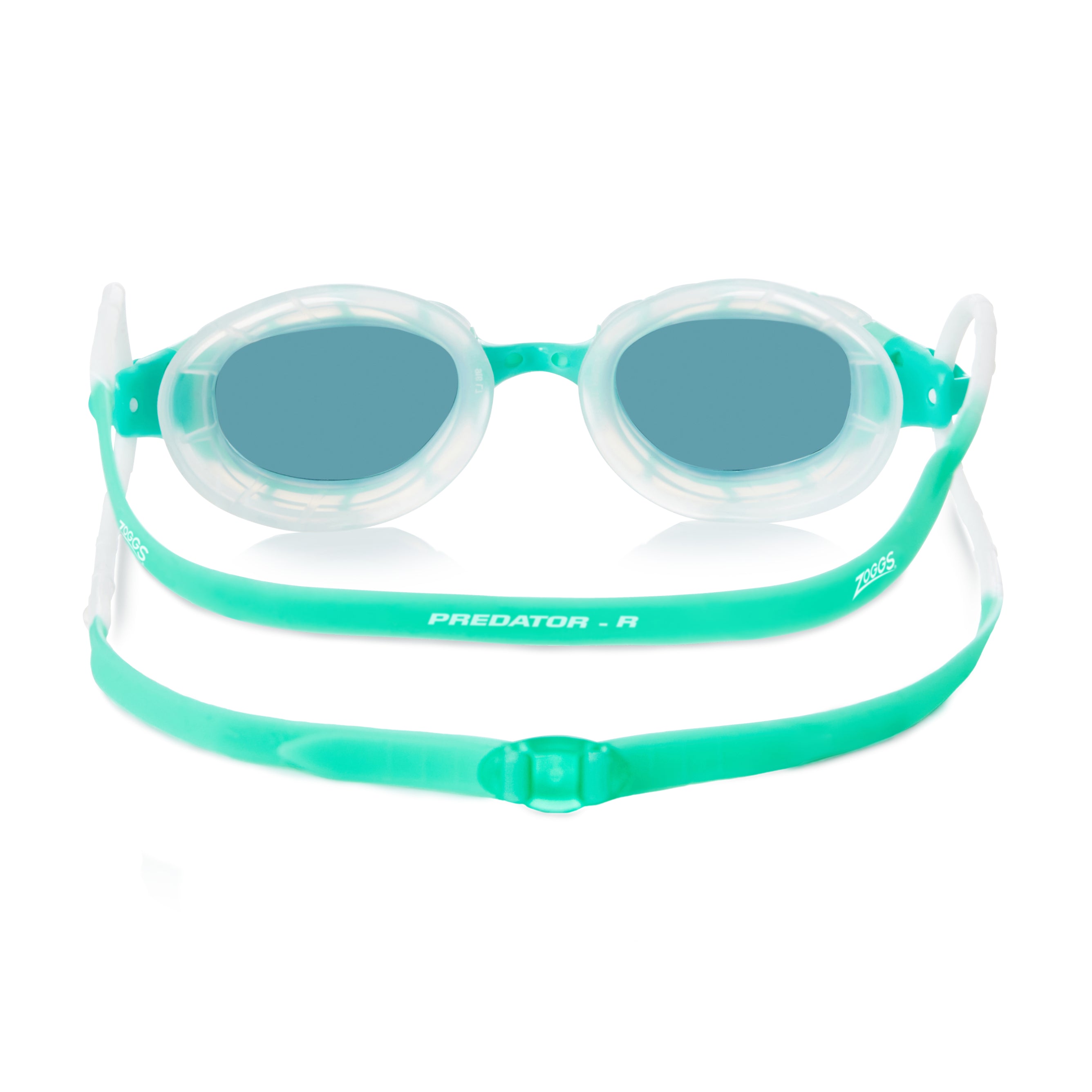 Óculos de Natação Zoggs Predator Lente Fumê - Verde Claro