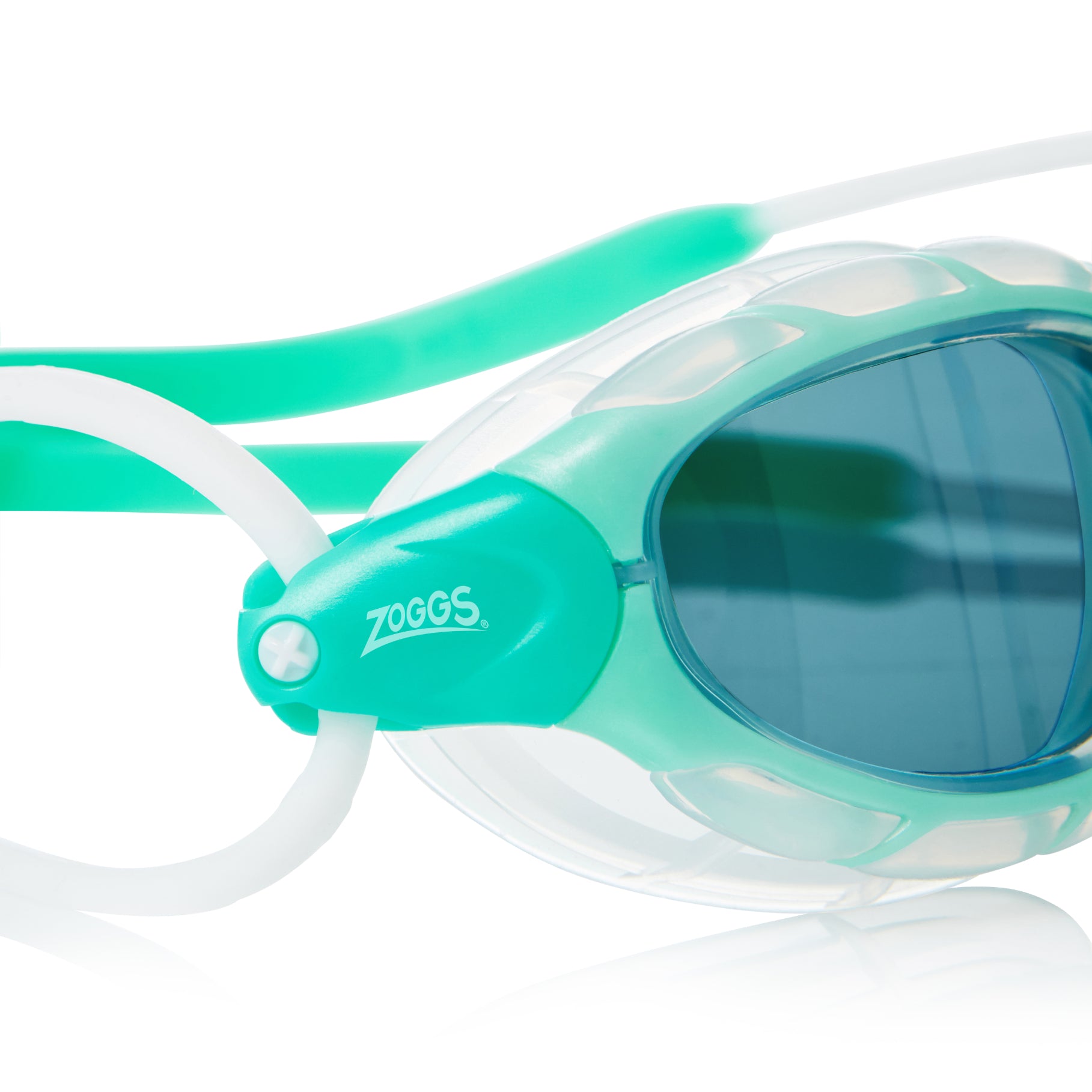 Óculos de Natação Zoggs Predator Lente Fumê - Verde Claro