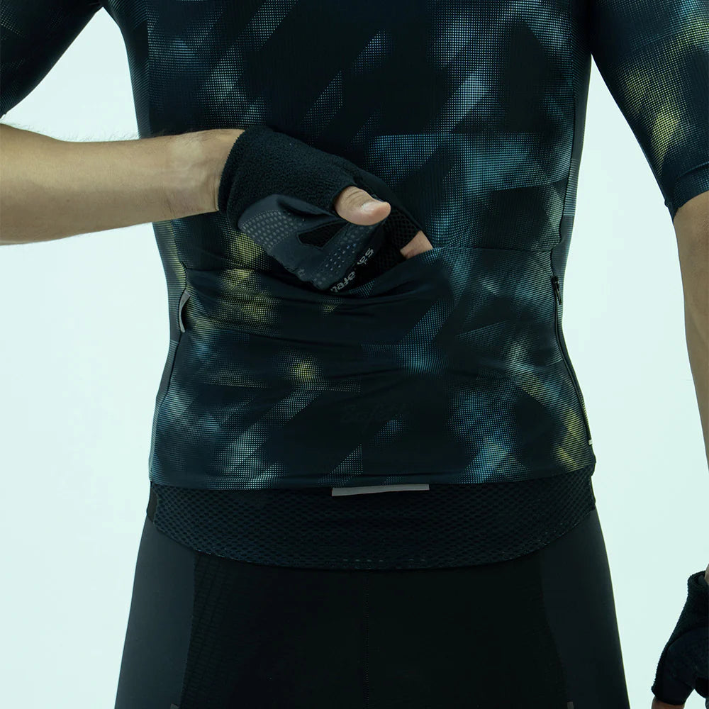 Camisa de ciclismo masc Safetti Strobe