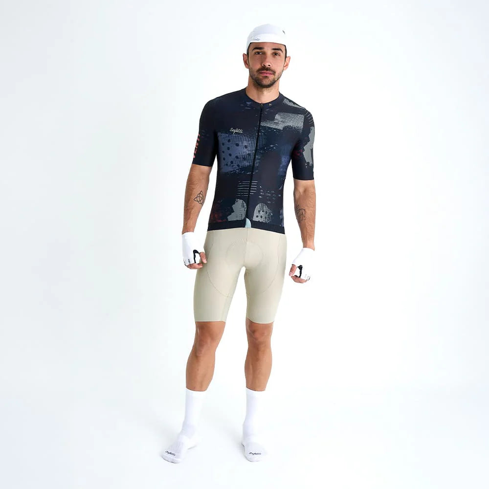 Camisa de ciclismo masc Safetti Mosaic