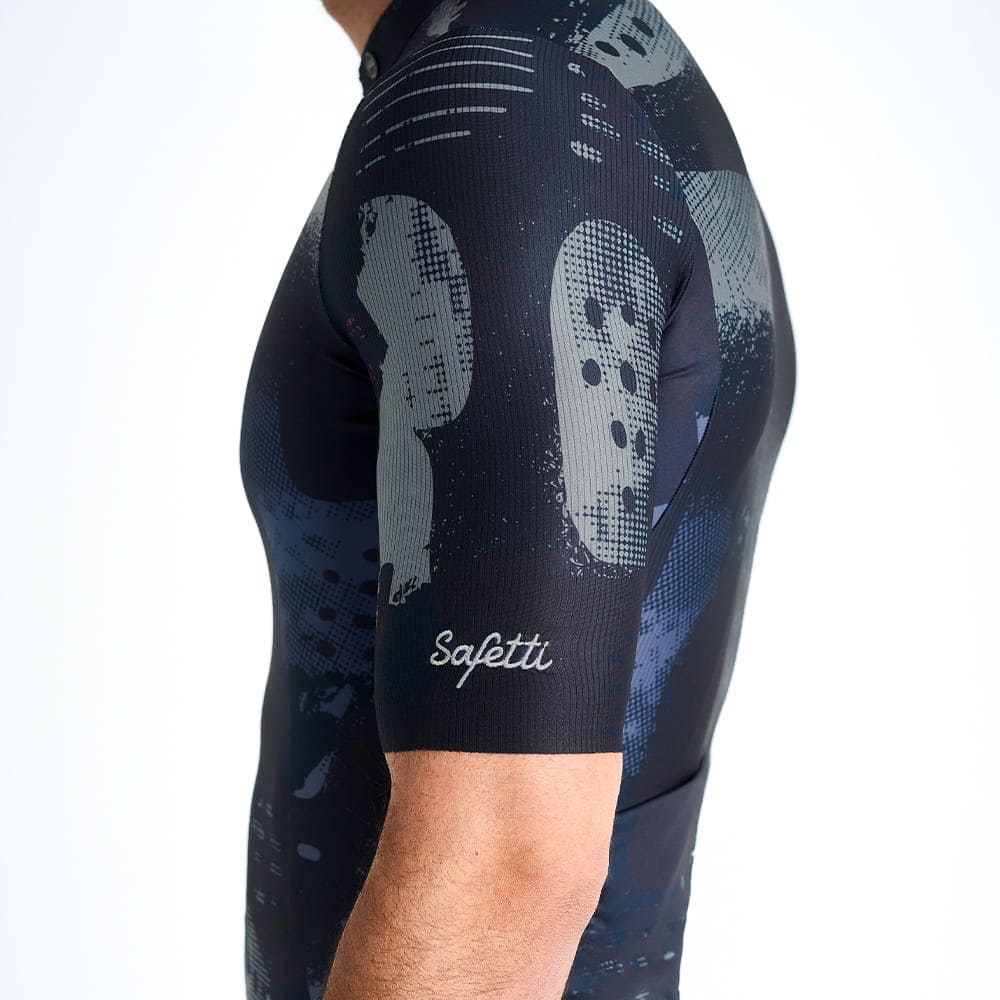 Camisa de ciclismo masc Safetti Mosaic