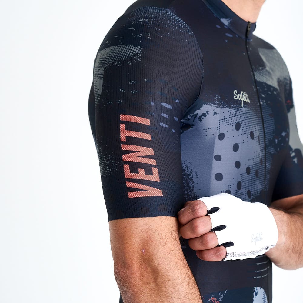 Camisa de ciclismo masc Safetti Mosaic