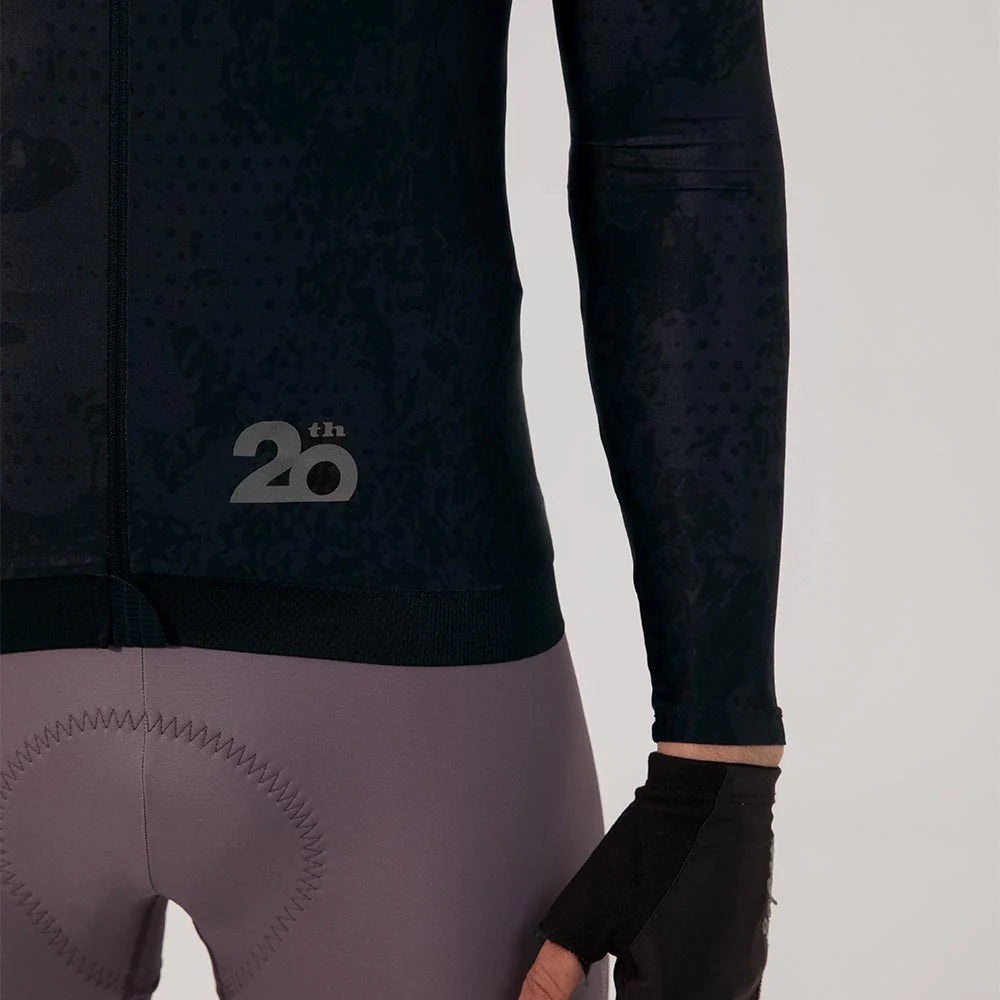Camisa de ciclismo ML masc Safetti Essential Black