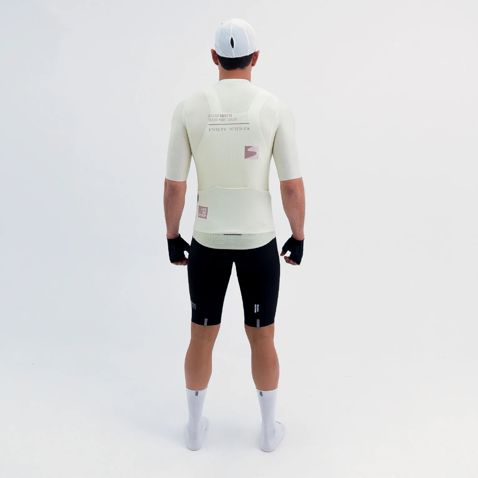Camisa de ciclismo masc Safetti Latitude Melon