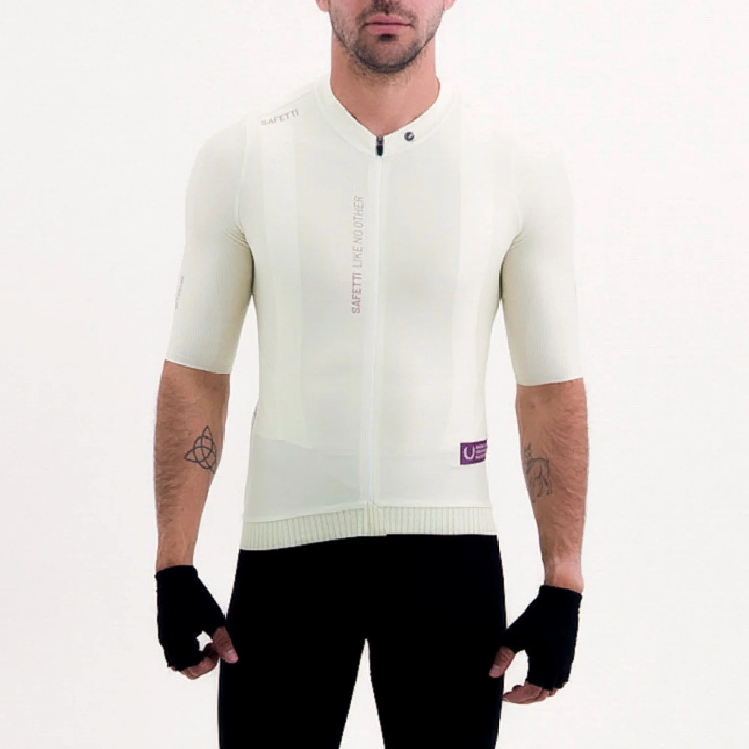 Camisa de ciclismo masc Safetti Latitude Melon