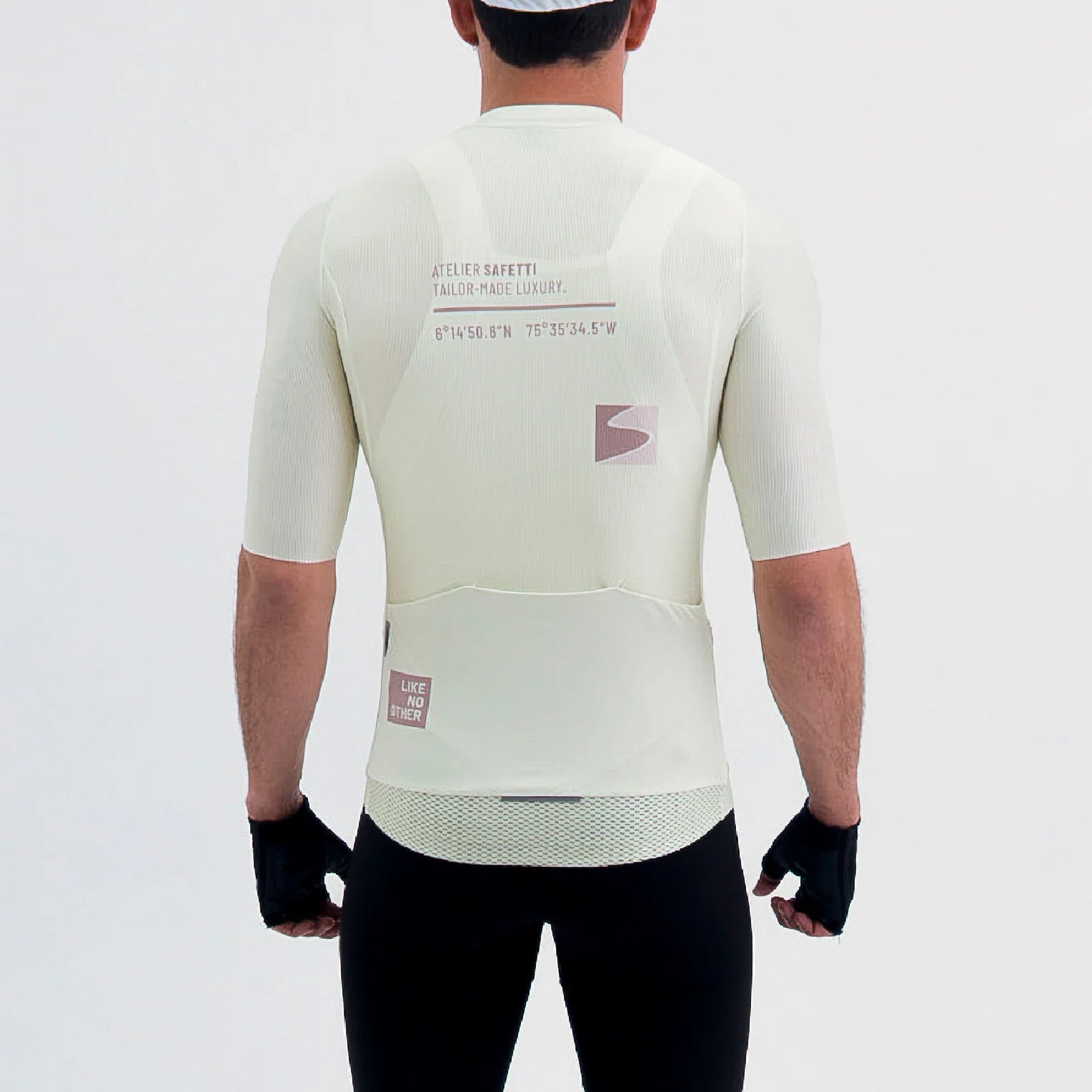 Camisa de ciclismo masc Safetti Latitude Melon