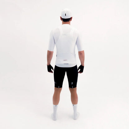 Camisa de ciclismo masc Safetti Latitude Blanca