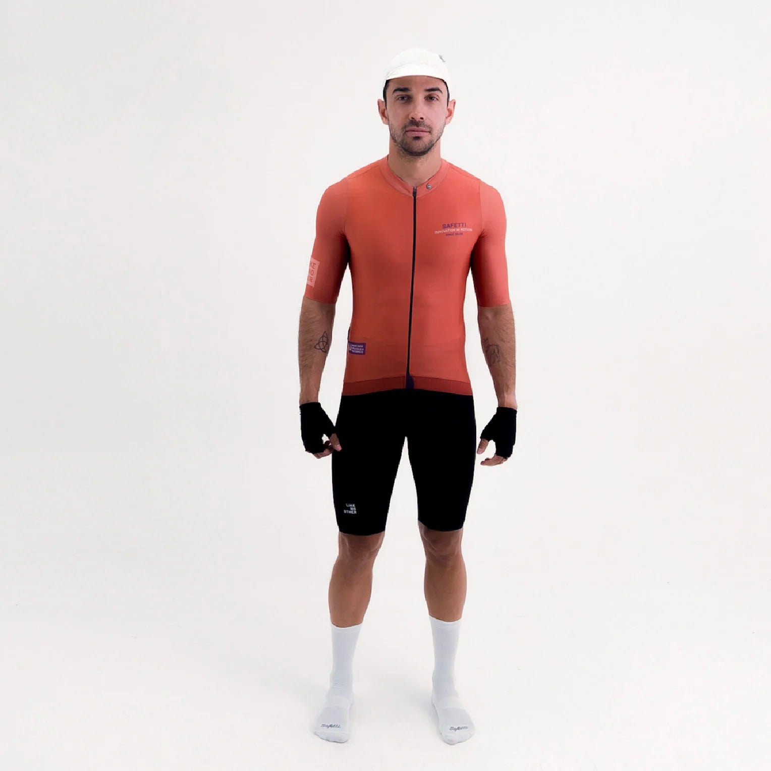 Camisa de ciclismo masc Safetti Latitude Brick