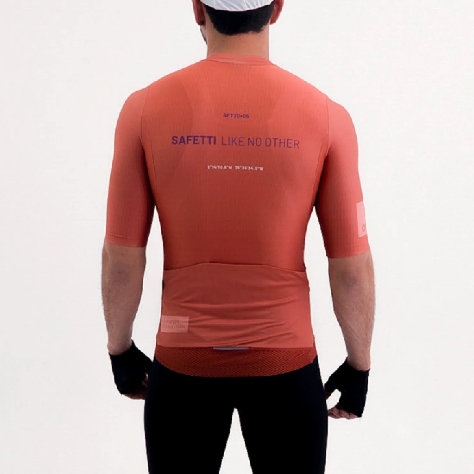 Camisa de ciclismo masc Safetti Latitude Brick