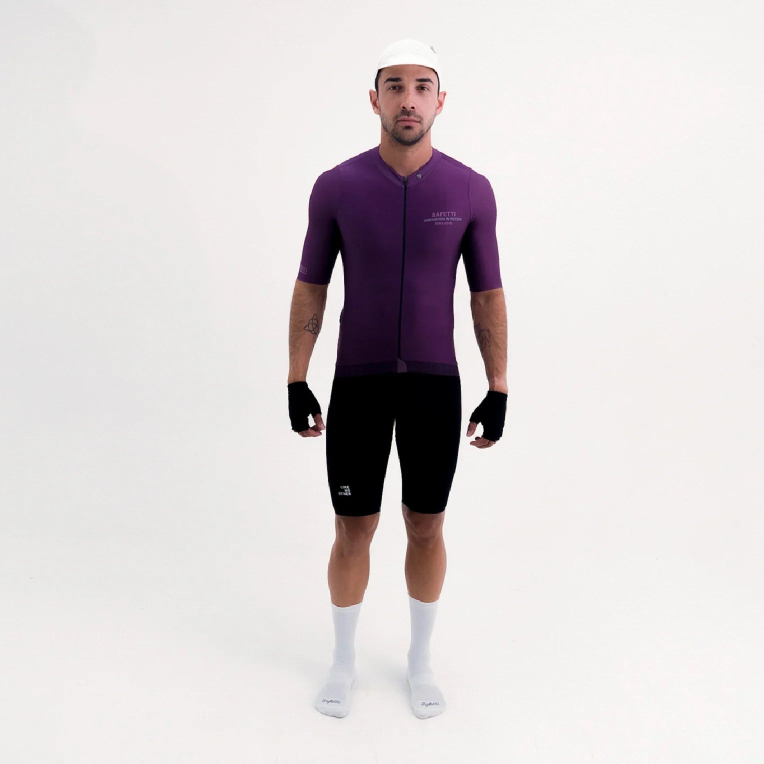 Camisa de ciclismo masc Safetti Latitude Blueberry