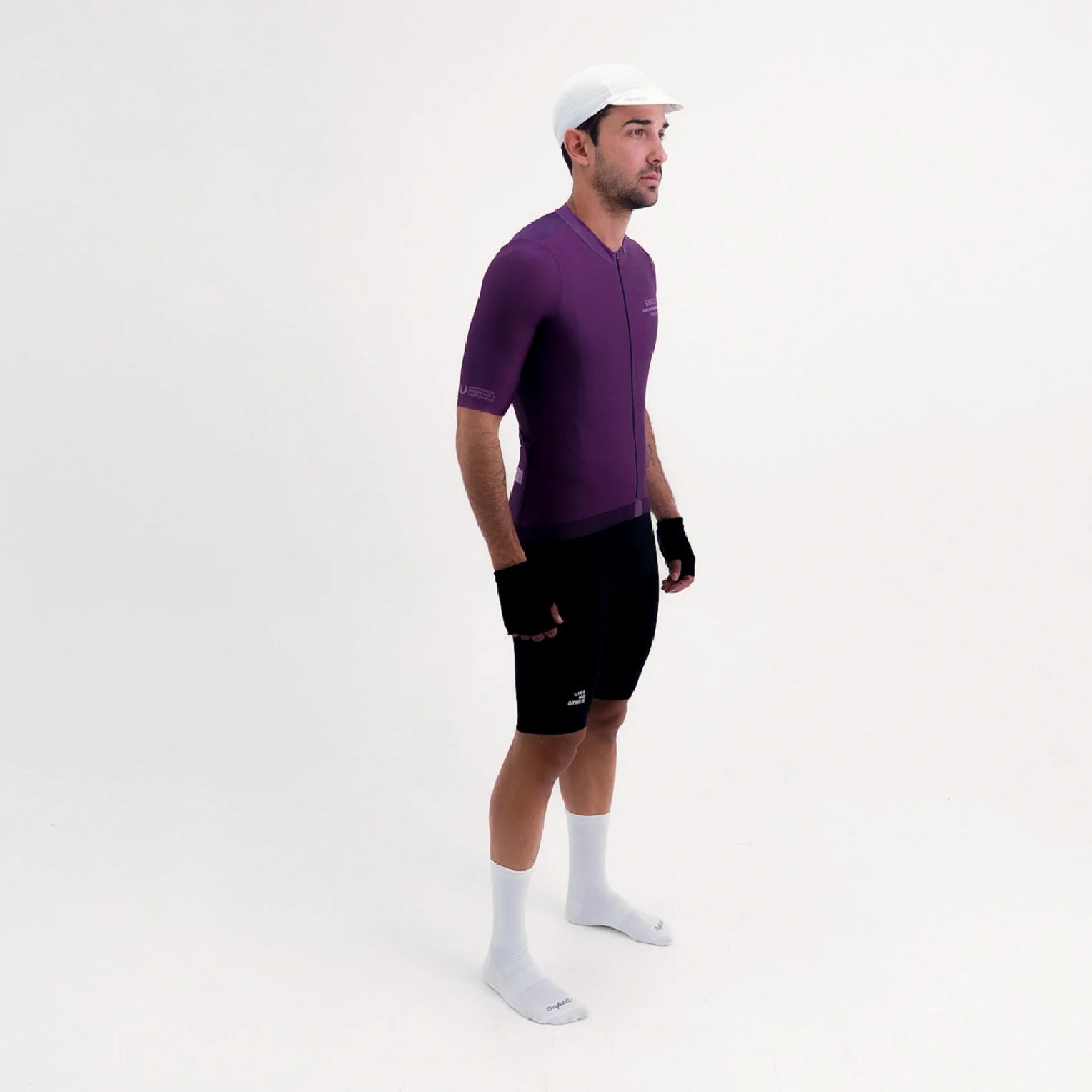 Camisa de ciclismo masc Safetti Latitude Blueberry