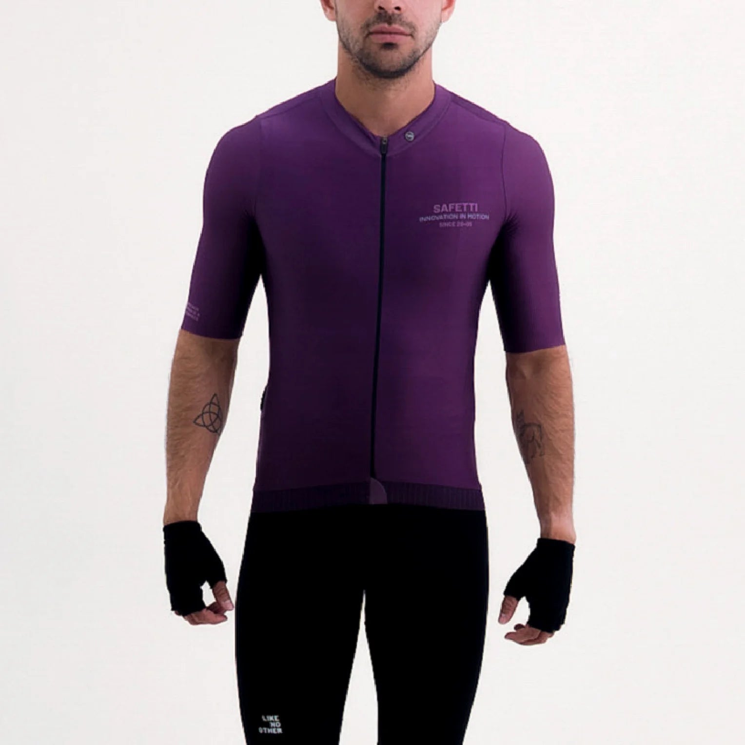 Camisa de ciclismo masc Safetti Latitude Blueberry