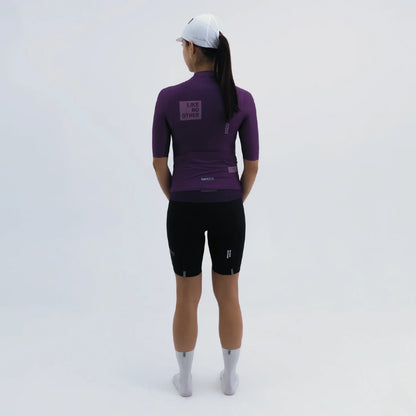 Camisa de ciclismo fem Safetti Latitude Blueberry