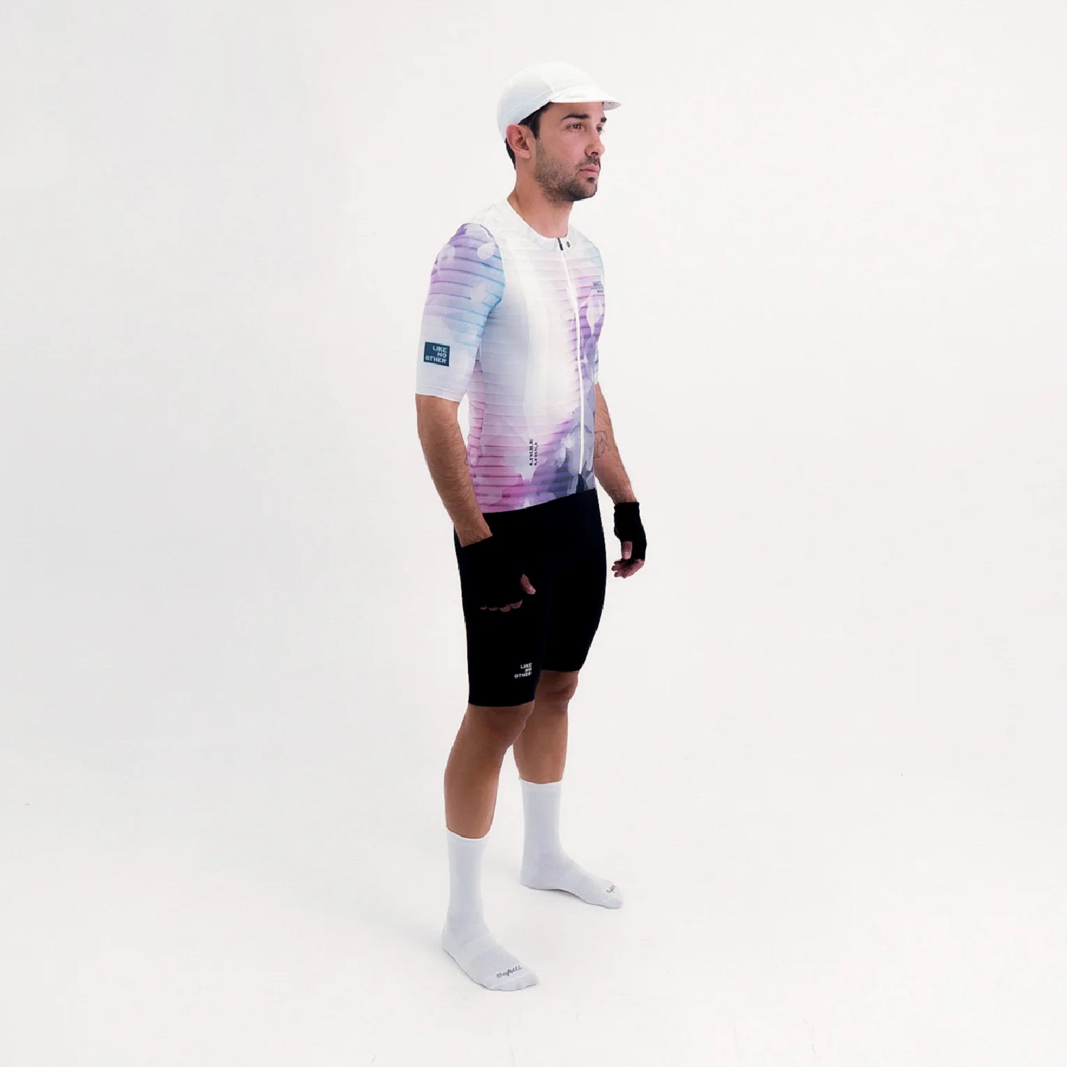 Camisa de ciclismo masc Safetti Latitude Distortion