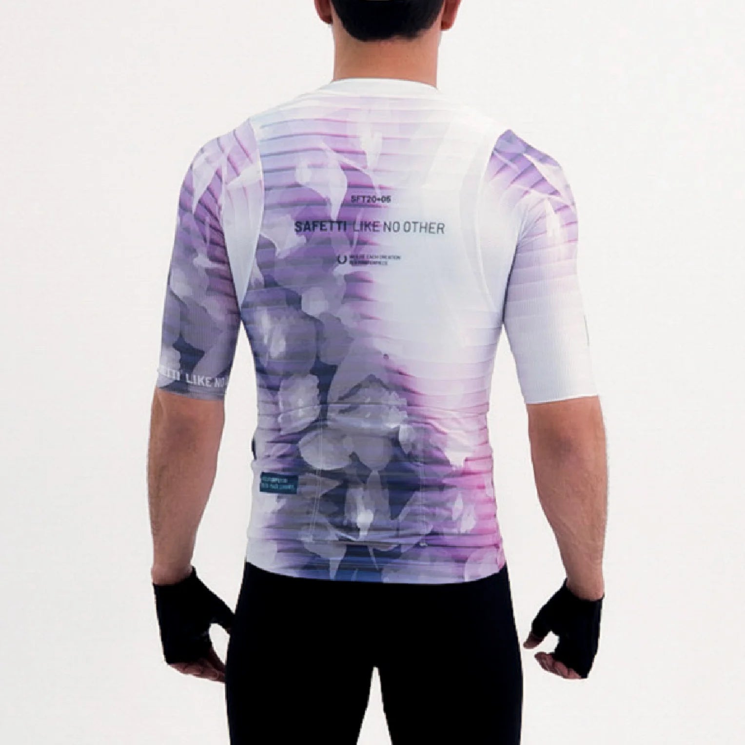 Camisa de ciclismo masc Safetti Latitude Distortion