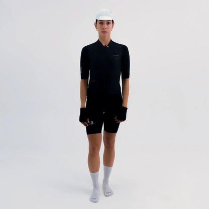 Camisa de ciclismo fem Safetti Latitude Nero