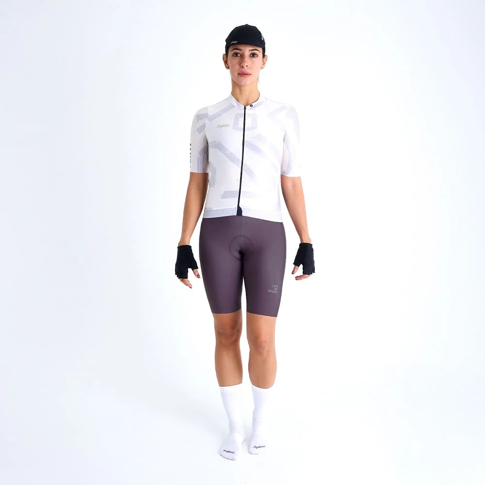 Camisa de ciclismo fem Safetti Engraved Grit