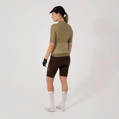 Camisa de ciclismo fem Safetti Essential Gold