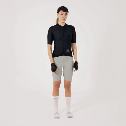 Camisa de ciclismo fem Safetti Essential Black