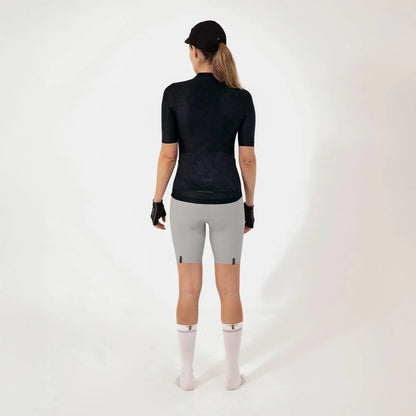 Camisa de ciclismo fem Safetti Essential Black