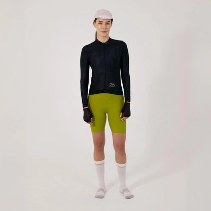 Camisa de ciclismo ML fem Safetti Essential Black