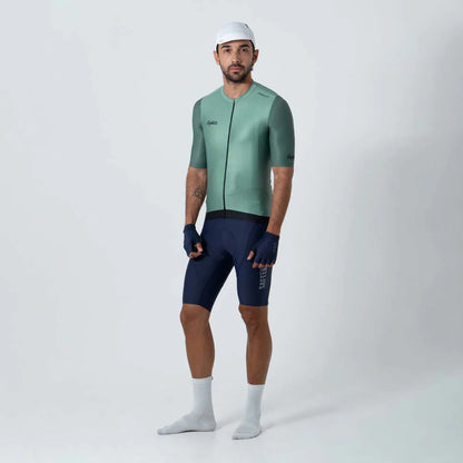 Camisa de ciclismo masc Safetti Semplicitá Cadet Blue